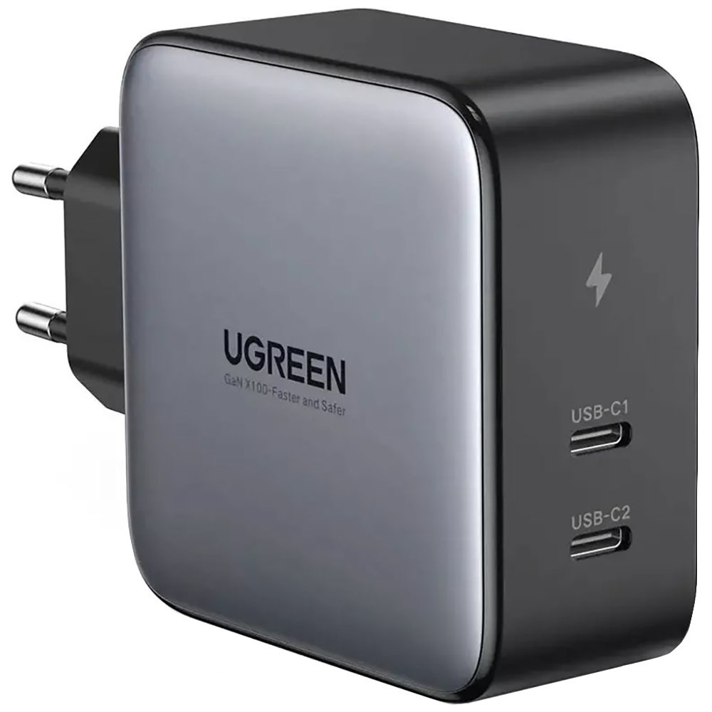 Зарядное устройство Ugreen CD254 Fast Charger (USB Type-C), чёрный CD254 Fast Charger (USB Type-C), чёрный - фото 1