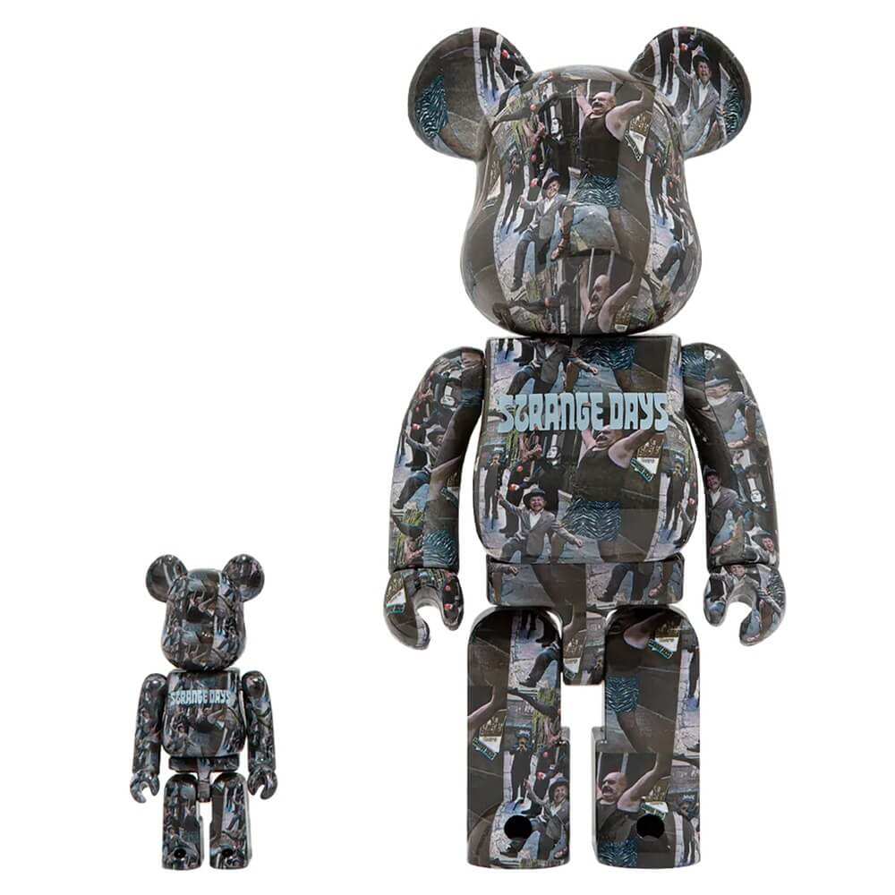 Фигура Bearbrick Medicom Toy Set Strange Days The Doors 400% and 100%