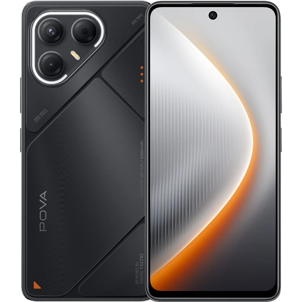 Смартфон Tecno Pova 7 5G 8256 ГБ чёрный 21990₽
