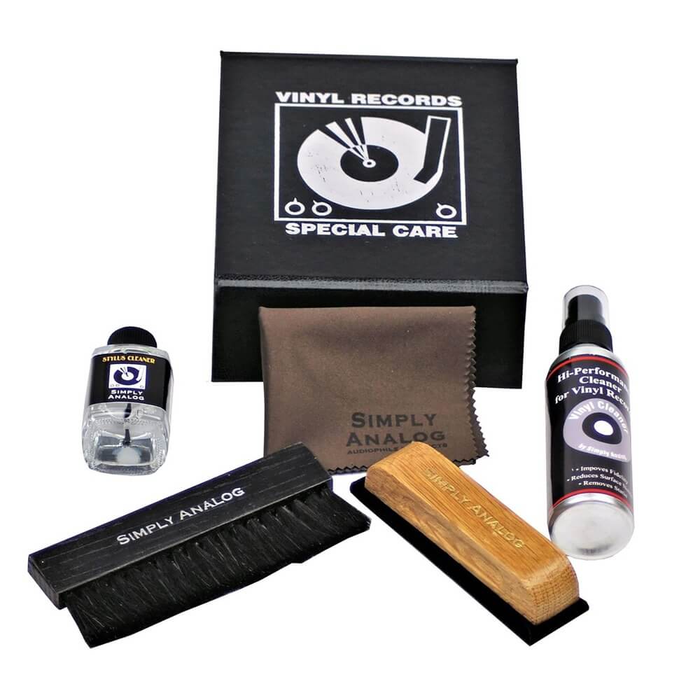 Комплект по уходу Simply Analog Vinyl Record Cleaning Box Set Black (SAVC003)