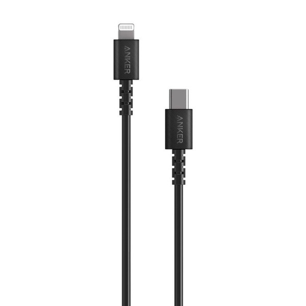 Кабель Anker PowerLine Select USB-C Lightning 3ft  A8612, чёрный