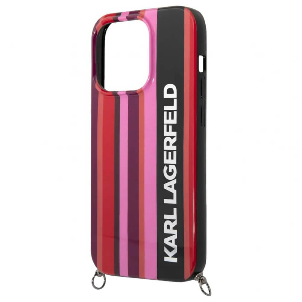Чехол Karl Lagerfeld для iPhone 14 Pro Max, розовый (KLHCP14XSTSTP)