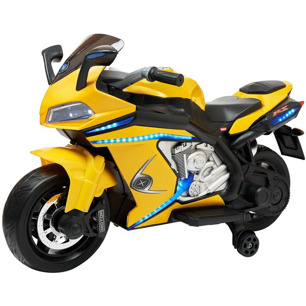 Детский мотоцикл Toyland Moto YHF6049 жёлтый - фото 1