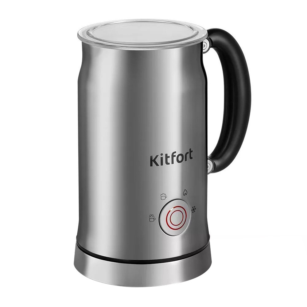 Вспениватель молока Kitfort КТ-7111, цвет серебристый - фото 1
