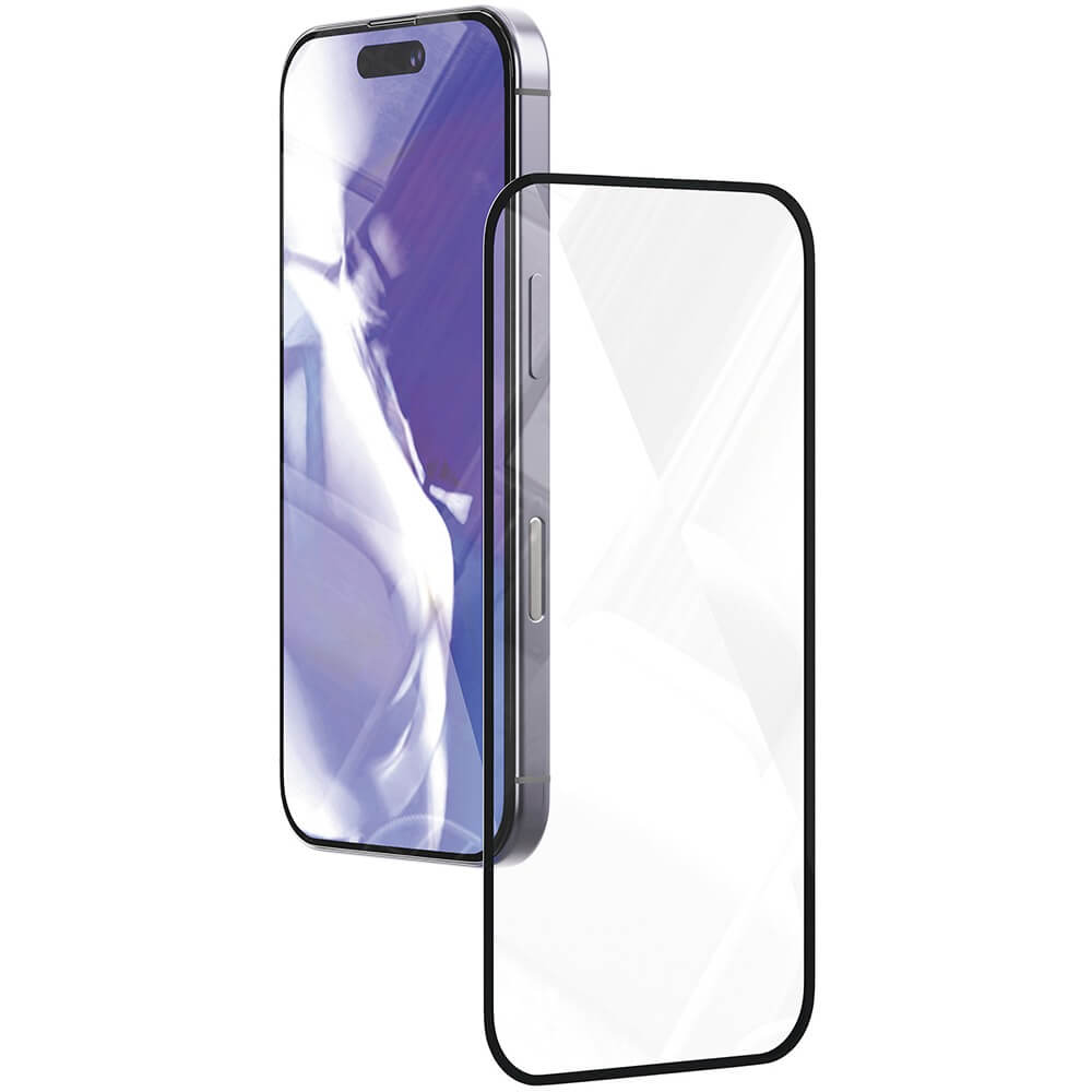Защитное стекло VLP 2.5D Easy Box для iPhone 17/16 Pro чёрная рамка