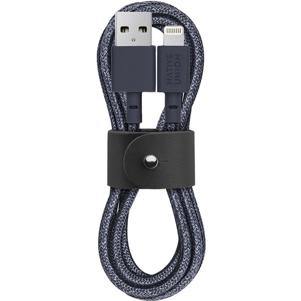 Кабель Native Union BELT-KV-L-IND-2 Belt Cable, 1.2 м, индиго