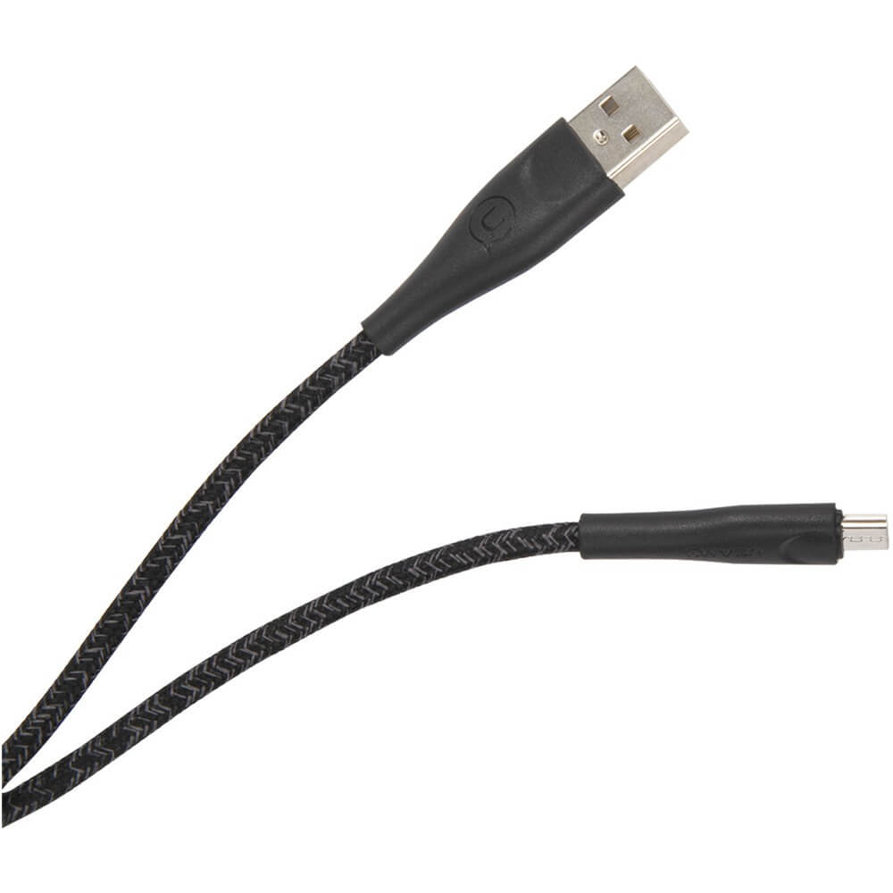 Кабель Usams SJ393 USB-microUSB, 1 м, чёрный - фото 1