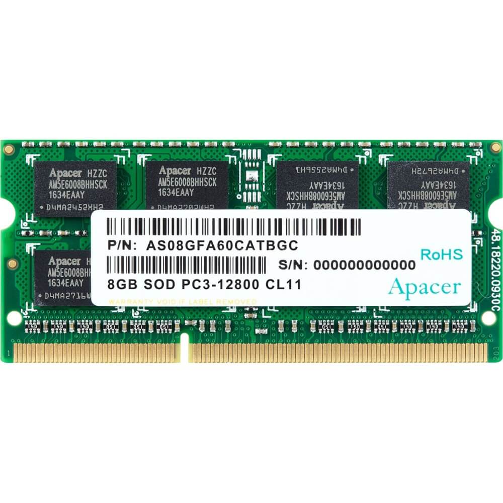 Оперативная память Apacer 8GB DDR3 CL11 (DS.08G2K.KAM)