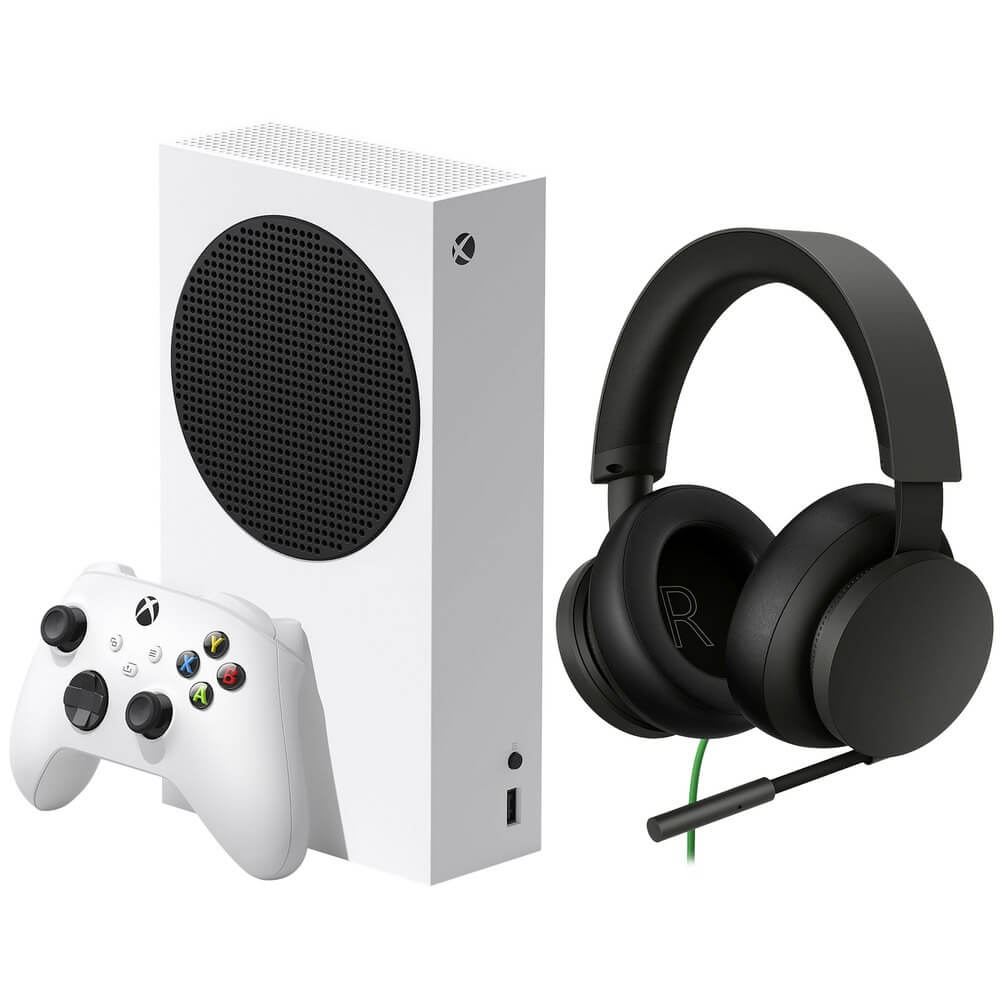 Игровая приставка Microsoft Xbox Series S 512GB + Xbox гарнитура от Технопарк