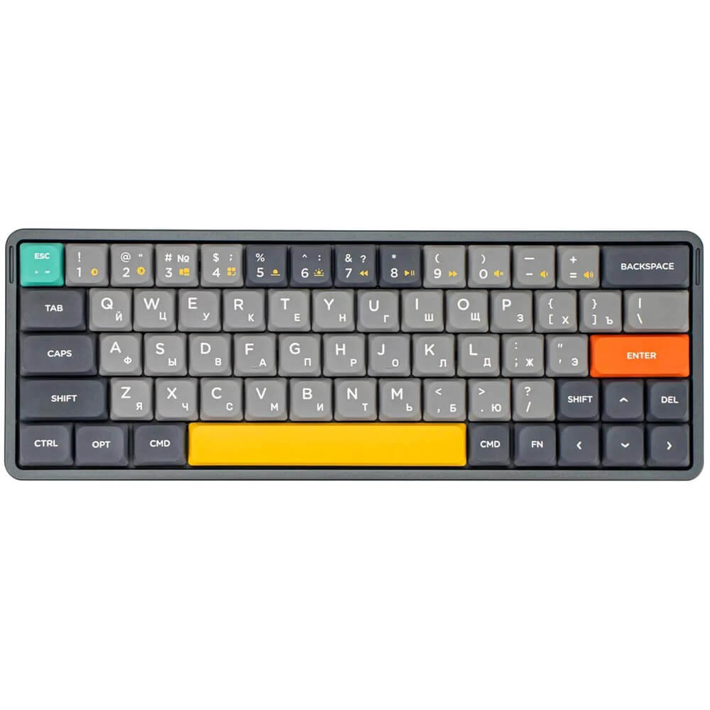 Клавиатура NuPhy AIR60 Brown Switch (AIR60-TW3-F), цвет серый