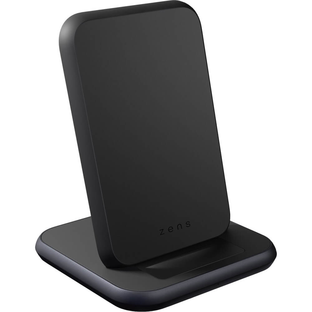 Беспроводное зарядное устройство Zens Aluminium Stand Fast Wireless Charger (ZESC15B/00), чёрный