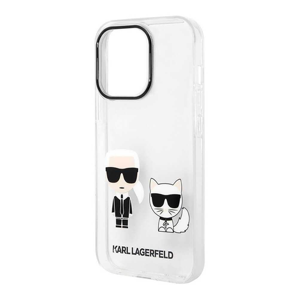 Чехол Karl Lagerfeld для iPhone 14 Pro, прозрачный (KLHCP14LCKTR)