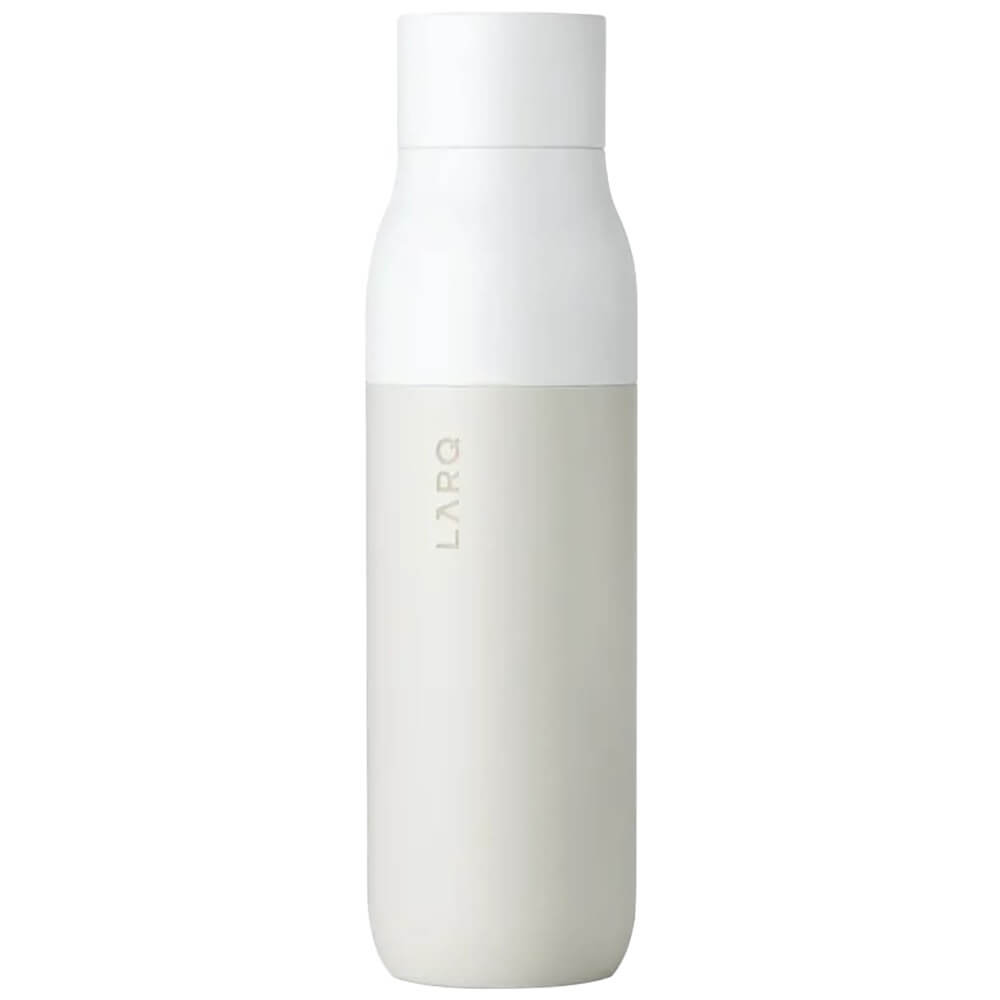 Умная бутылка для воды Larq самоочищающаяся, белый гранит, цвет бежевый