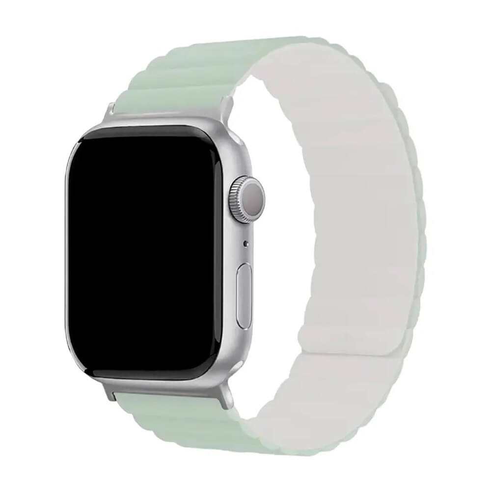 Ремешок для умных часов uBear Mode для Apple Watch S/M бежевый шалфей (WB13SB01SM-AW) Mode для Apple Watch S/M бежевый шалфей (WB13SB01SM-AW) - фото 1