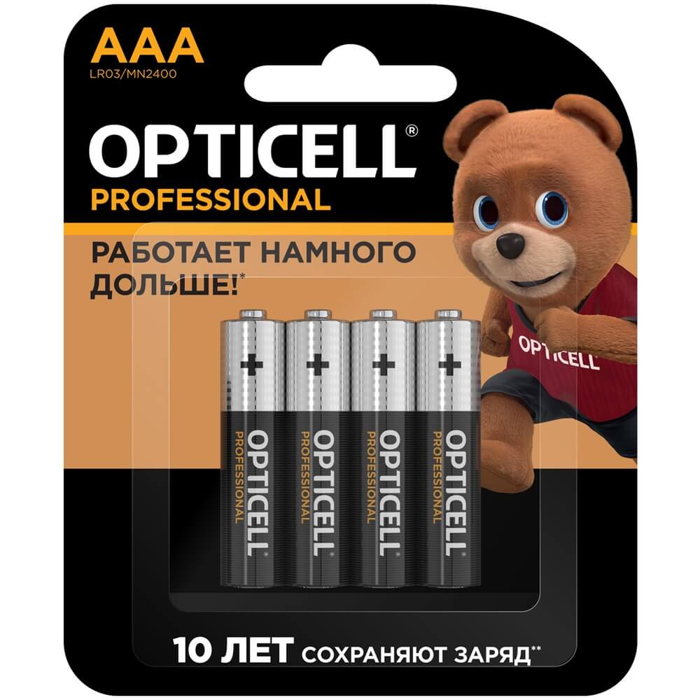 Батарейка Opticell Professional LR03/MN2400 (4 шт)