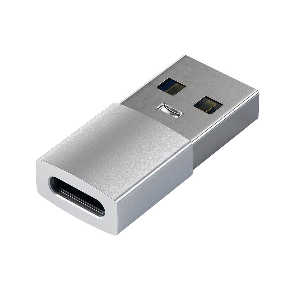 Кабель Satechi USB Type-A to Type-C, серебристый