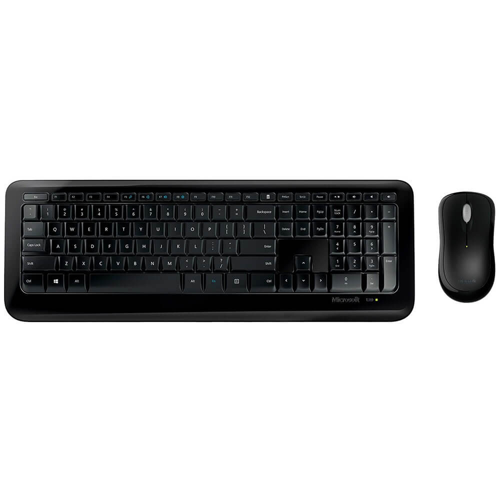 Комплект клавиатуры и мыши Microsoft Desktop 850 PY9-00012, цвет чёрный - фото 1