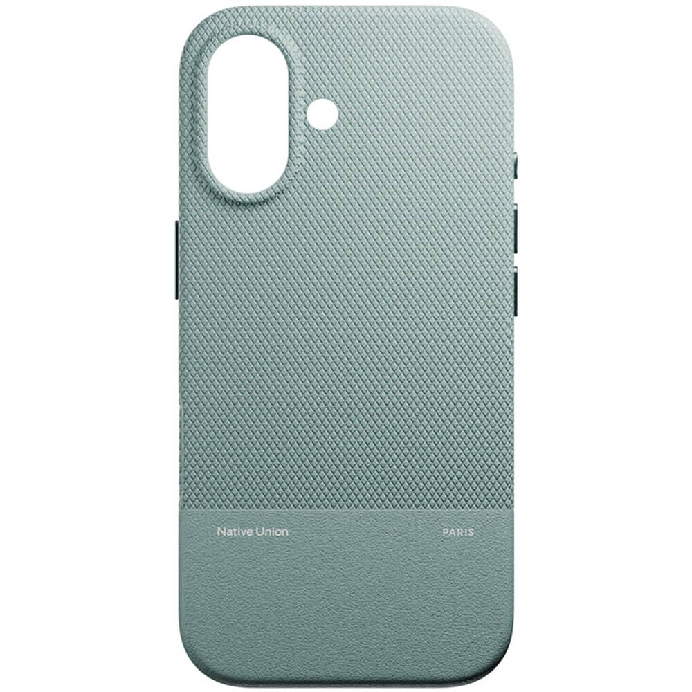 Чехол Native Union (Re)Classic Case MagSafe для iPhone 17 сланцево-зелёный (RECLA-GRN-NP25)