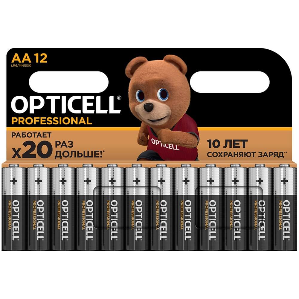Батарейка Opticell Professional LR6/MN1500 (12 шт)