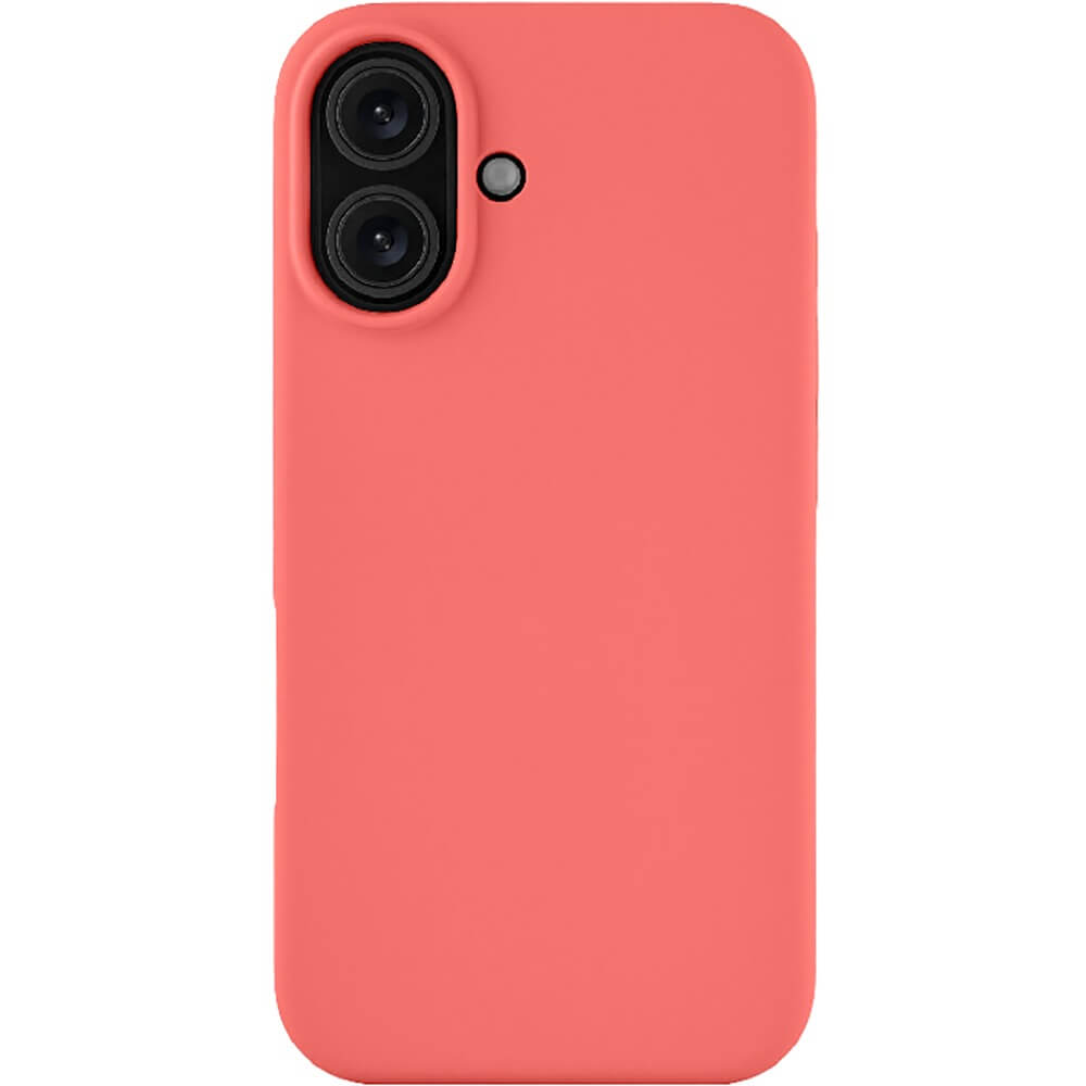 Чехол uBear Touch Mag Case для iPhone 16 коралловый