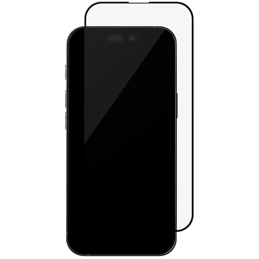 Защитное стекло uBear Extreme Nano Shield для Apple iPhone 16e чёрная рамка