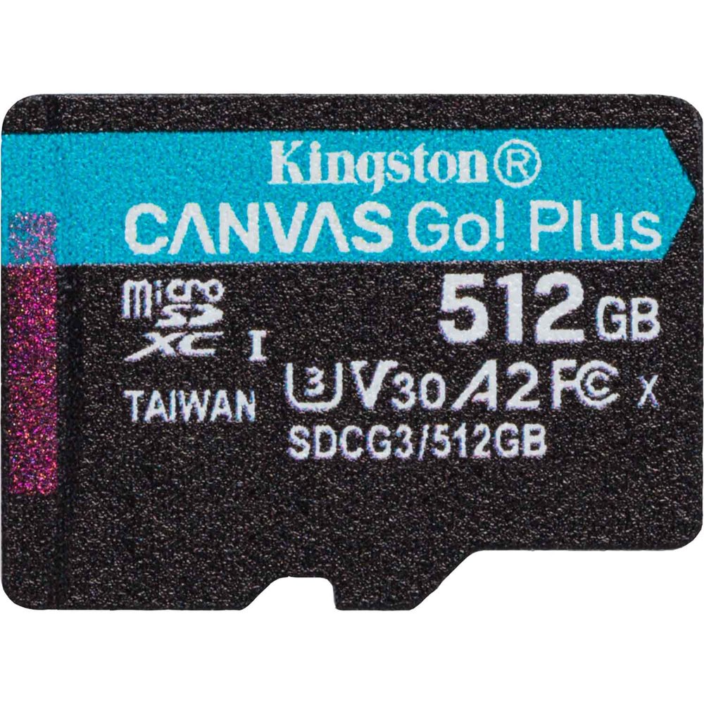 Карта памяти Kingston Canvas Go Plus microSDXC 512GB (SDCG3/512GBSP)