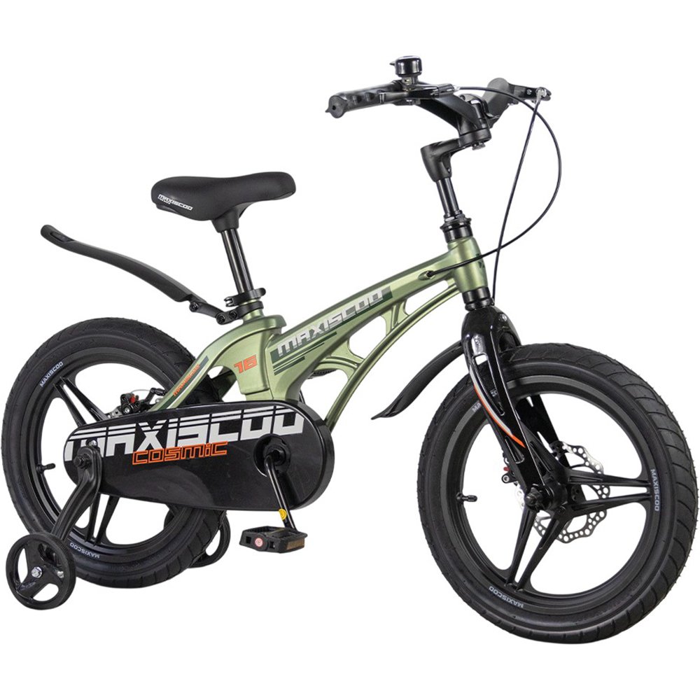 Детский велосипед Maxiscoo COSMIC Deluxe 16 оливковый матовый (2026) (MSC-C1651D)