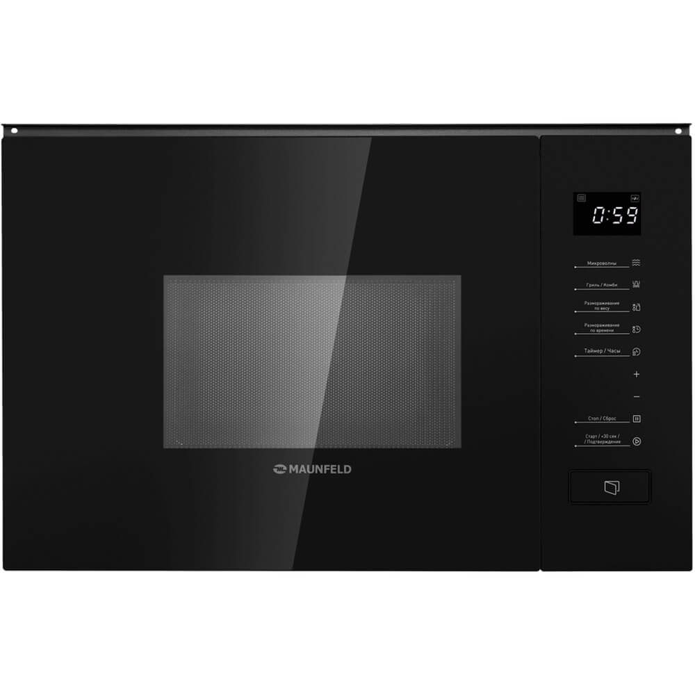 Встраиваемая микроволновая печь Maunfeld MBMO820SGB09, цвет чёрный - фото 1