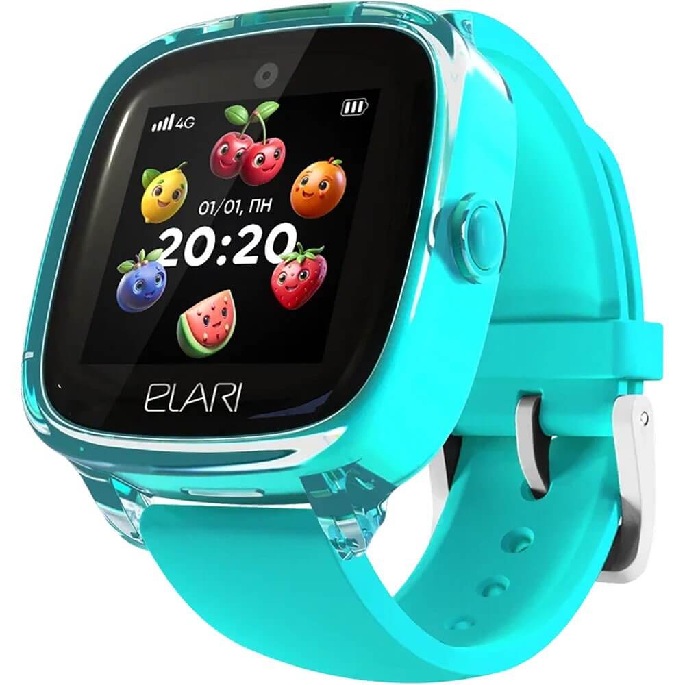Детские смарт-часы Elari KidPhone Fresh 4G зелёный