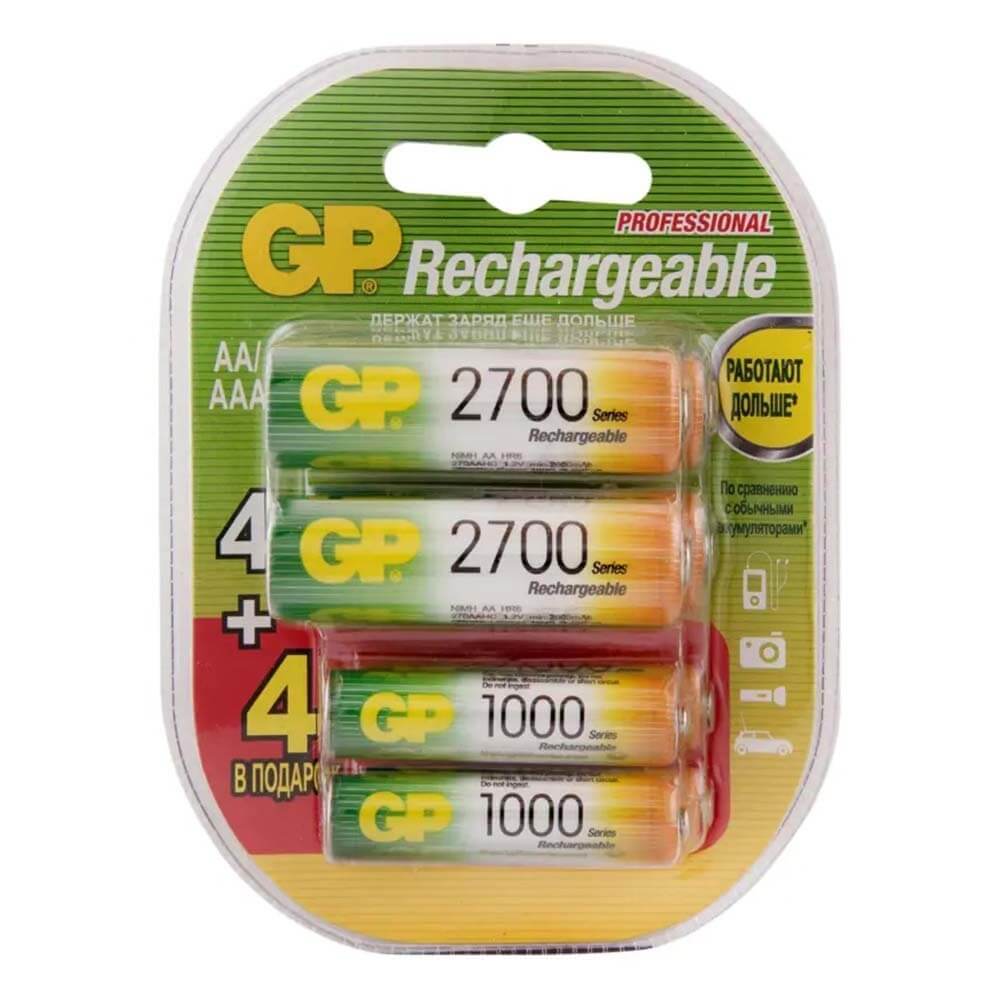 Аккумуляторные батарейки GP 270AA/100AAAHCFR