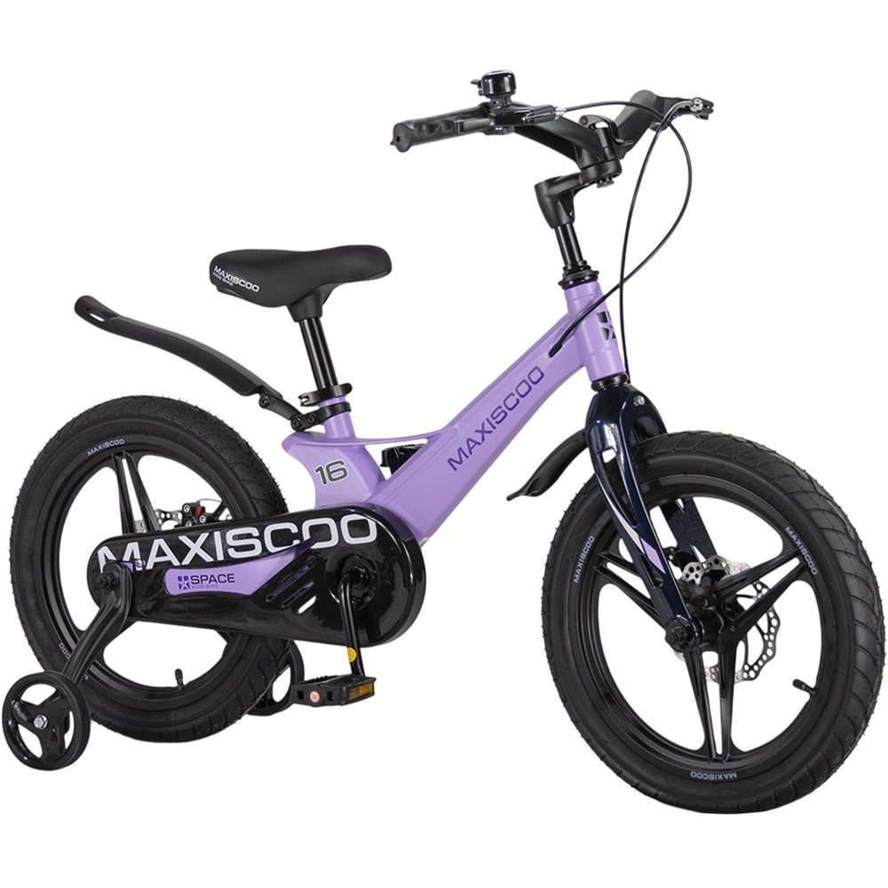Детский велосипед Maxiscoo SPACE Deluxe 16 лавандовый матовый (2026) (MSC-S1654D)