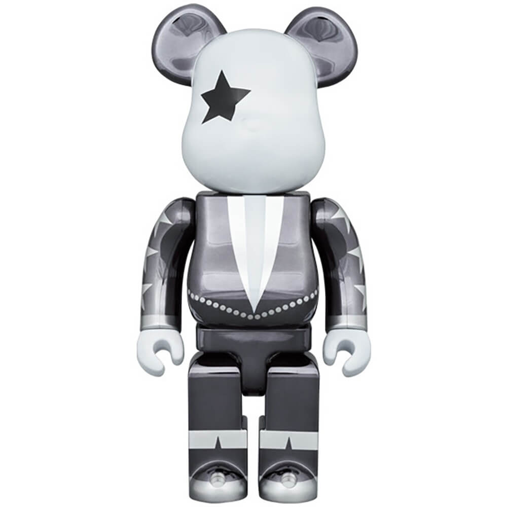 Фигура Bearbrick Medicom Toy Kiss The Star Child Chrome 1000%