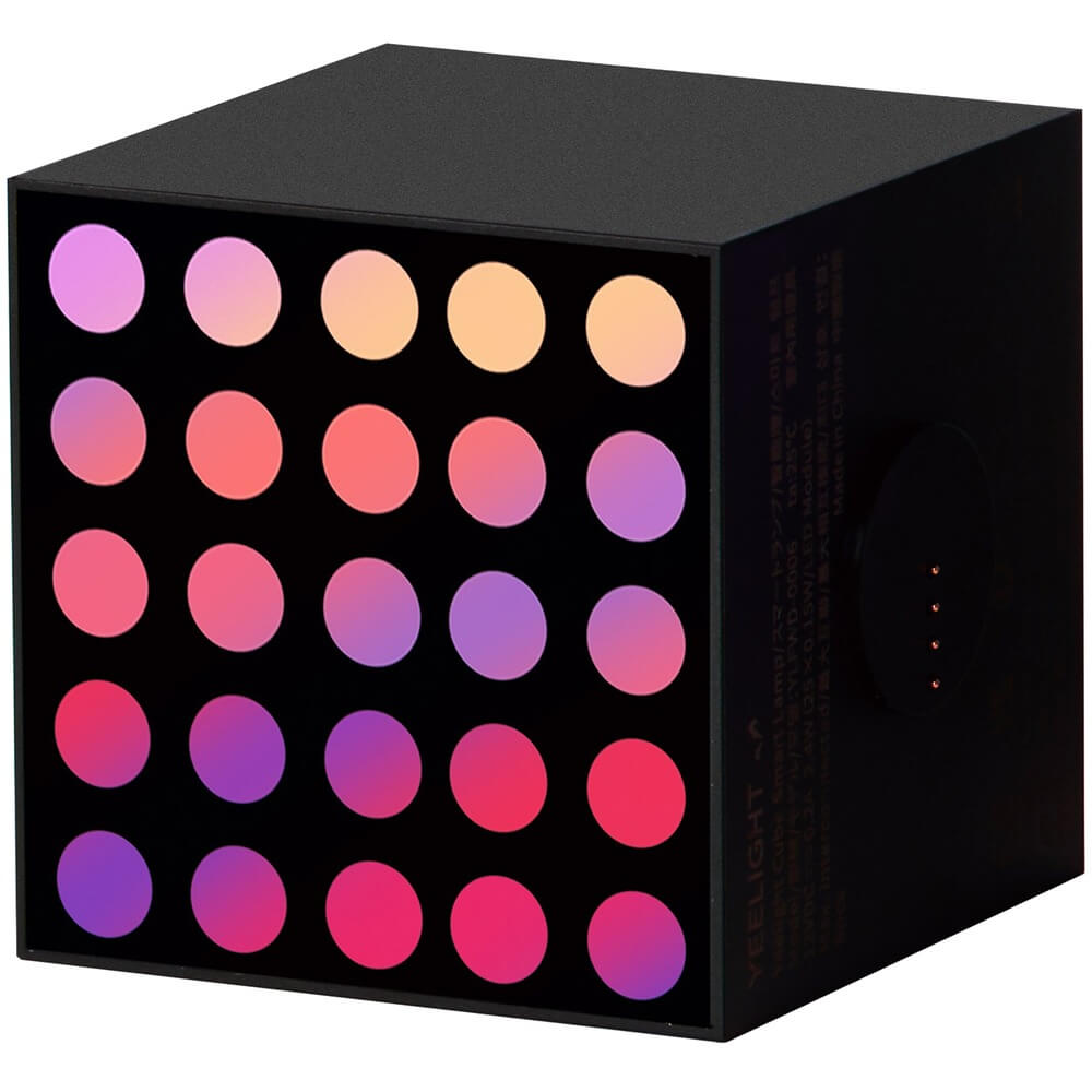 Настольный светильник Yeelight Cube Dot Matrix Light Wi-Fi (YLFWD-0007), цвет чёрный