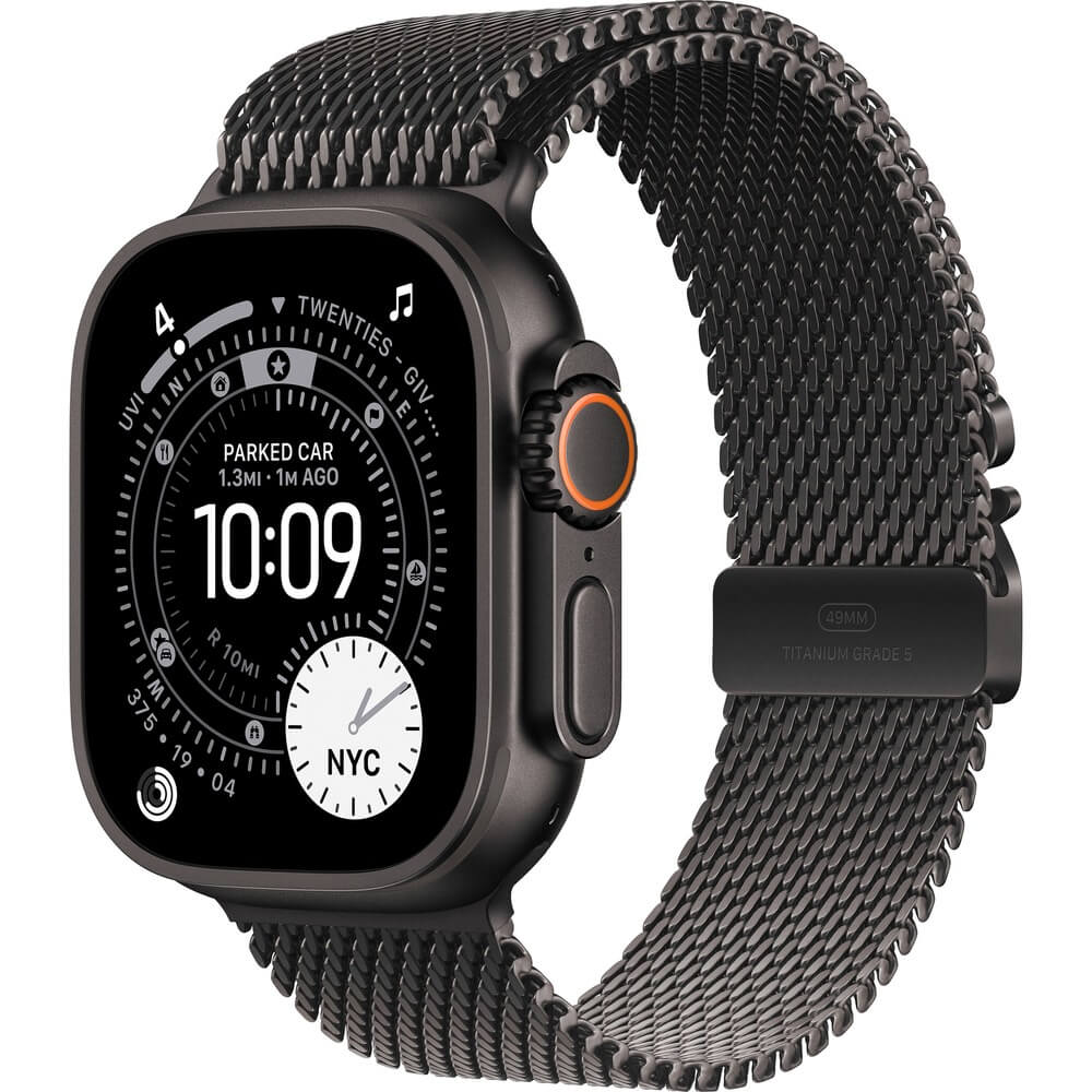 Смарт-часы Apple Watch Ultra 3 49 мм Black, L ремешок миланская петля