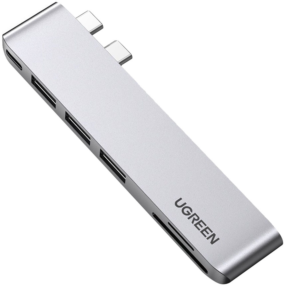 USB разветвитель Ugreen для MacBook, серый (60560)