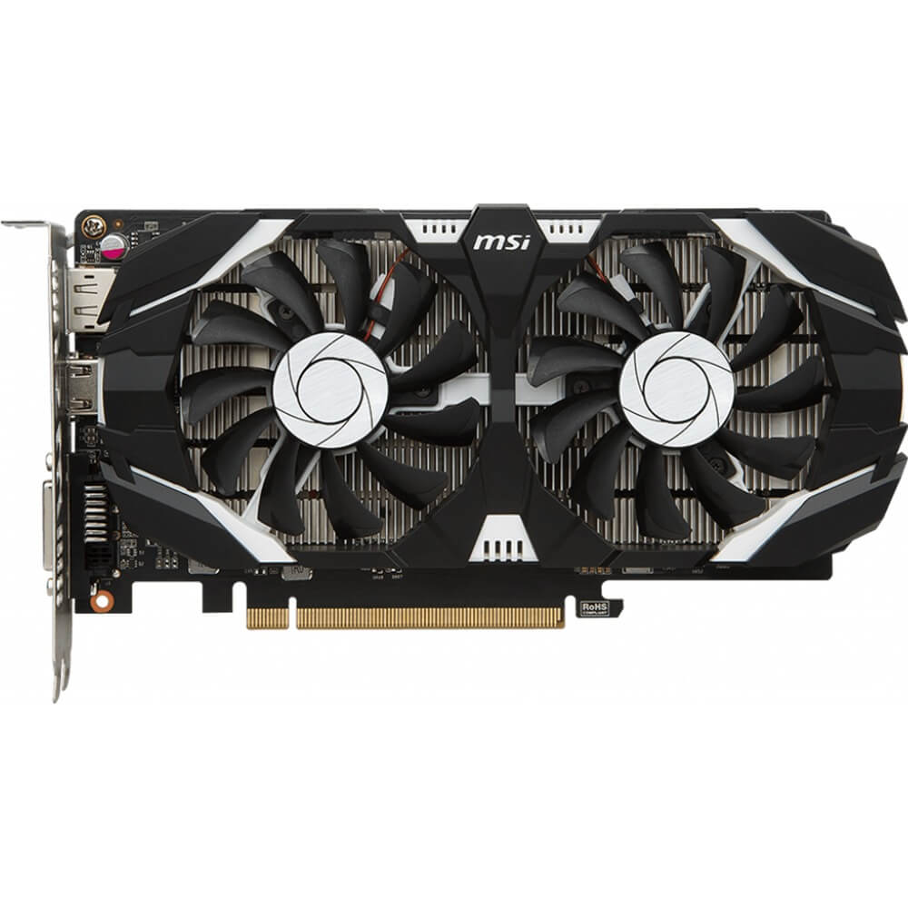 Видеокарта MSI GeForce GTX1050TI 4GB (GTX 1050 TI 4GT OCV1)