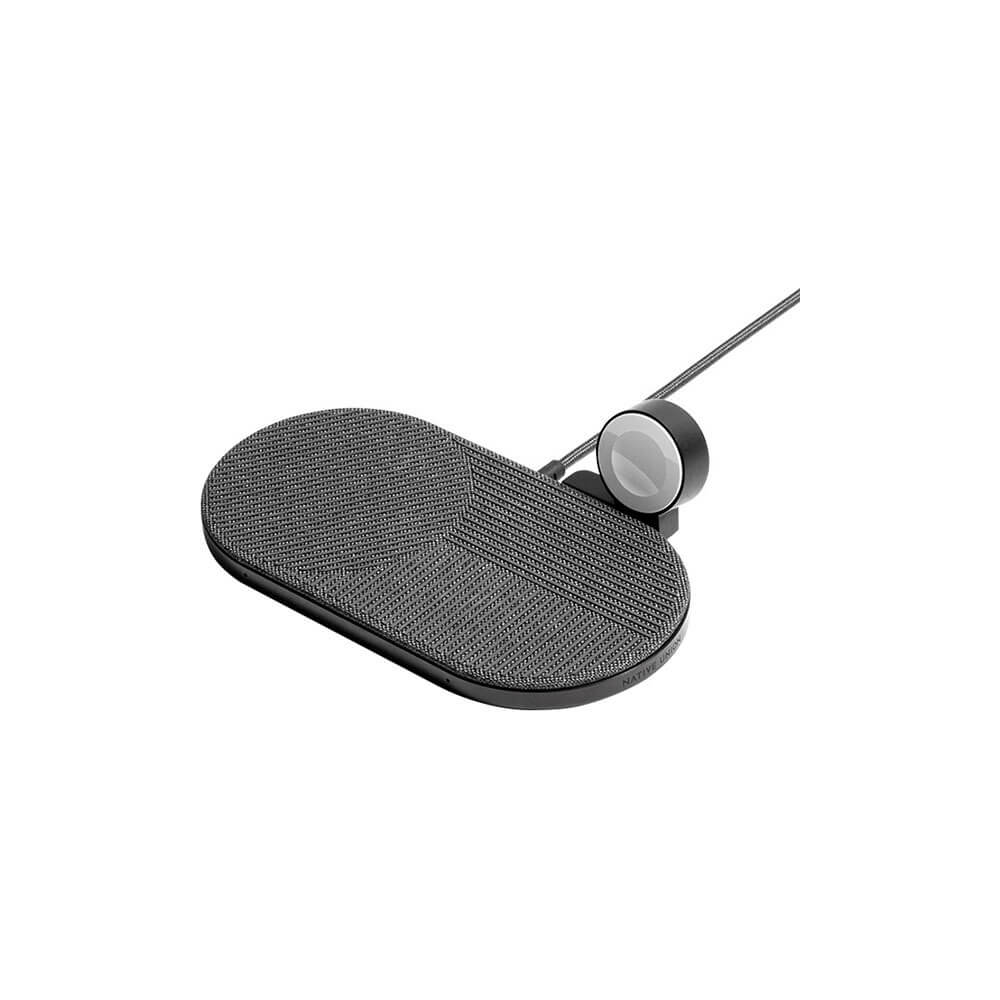 Беспроводное зарядное устройство Native Union Drop XL (Watch Edition) серый