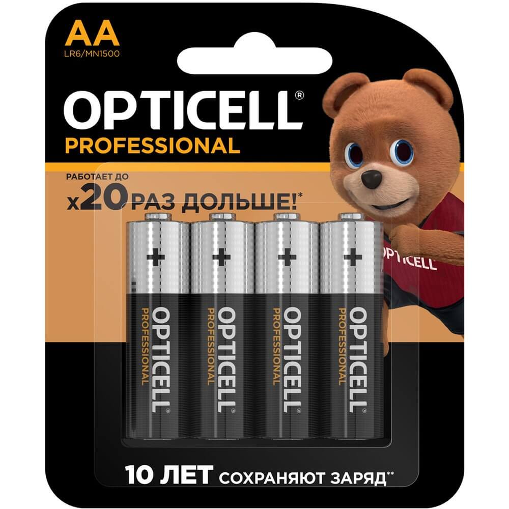 Батарейка Opticell Professional LR6/MN1500 (4 шт)