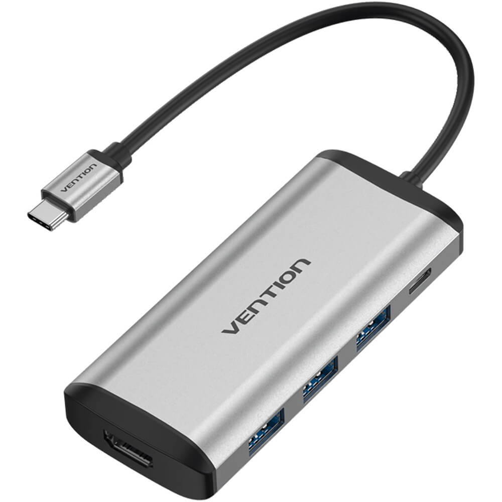 Мультифункциональный хаб Vention USB Type C 5 в 1 (CNBHB)