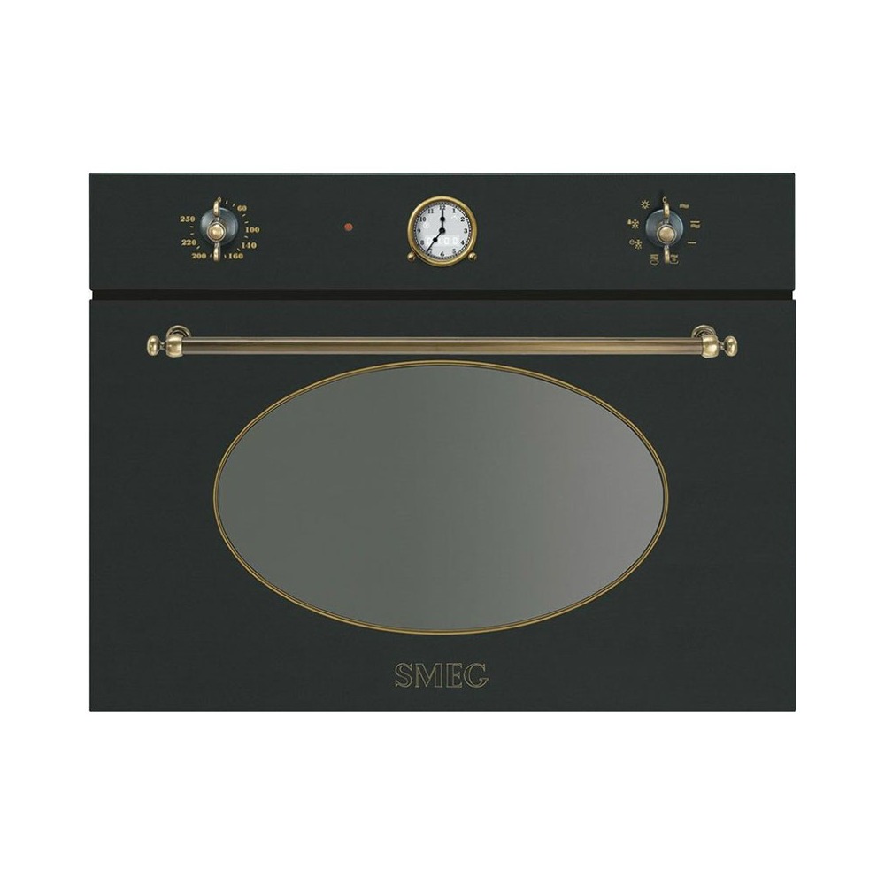 Микроволновая печь Smeg SF4800MAO Coloniale, цвет черный - фото 1