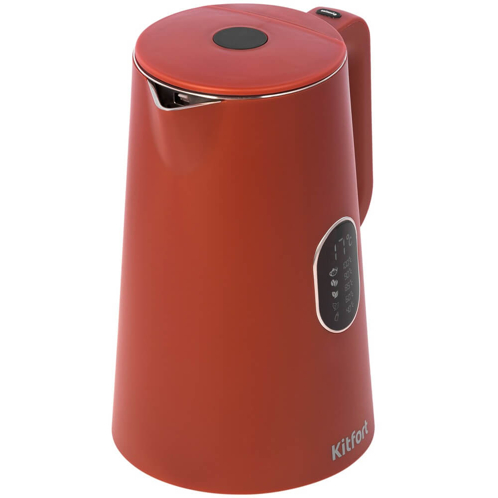 Чайник Kitfort КТ-6115-3, цвет красный - фото 1