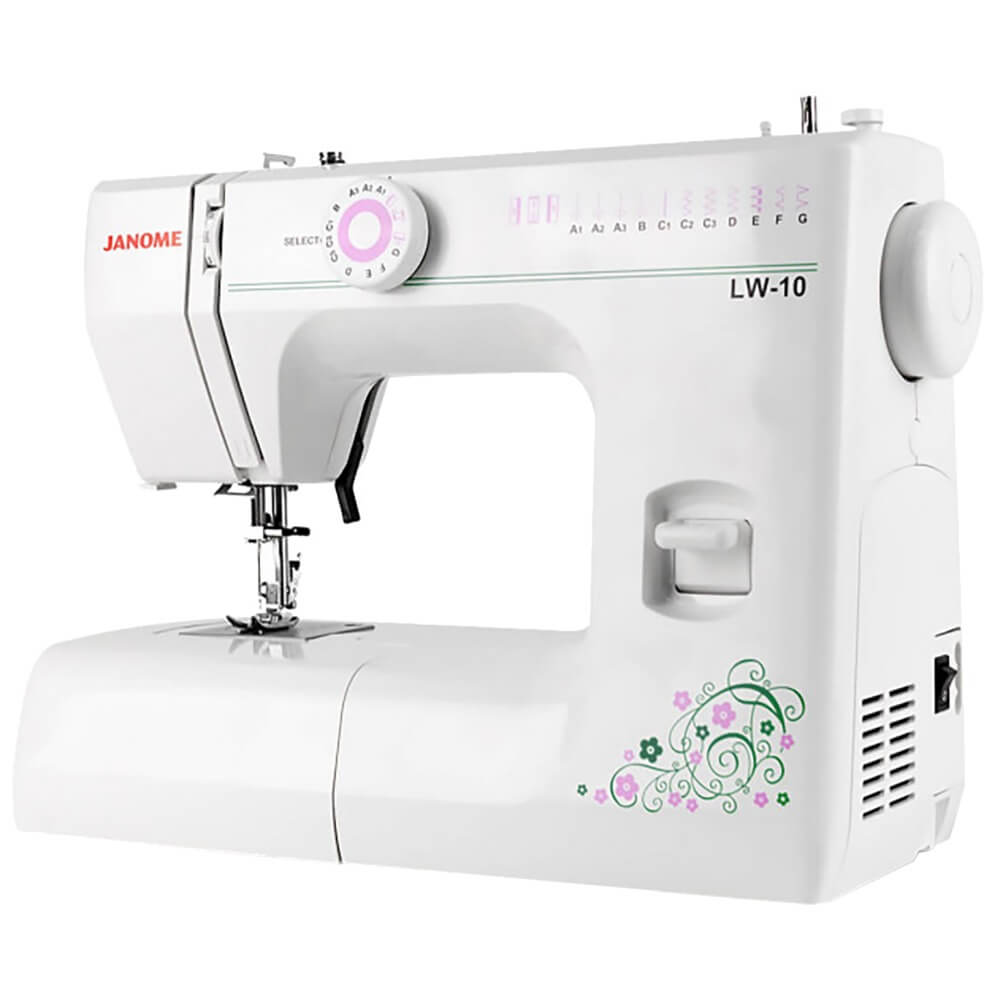 Швейная машинка Janome LW-10, цвет белый