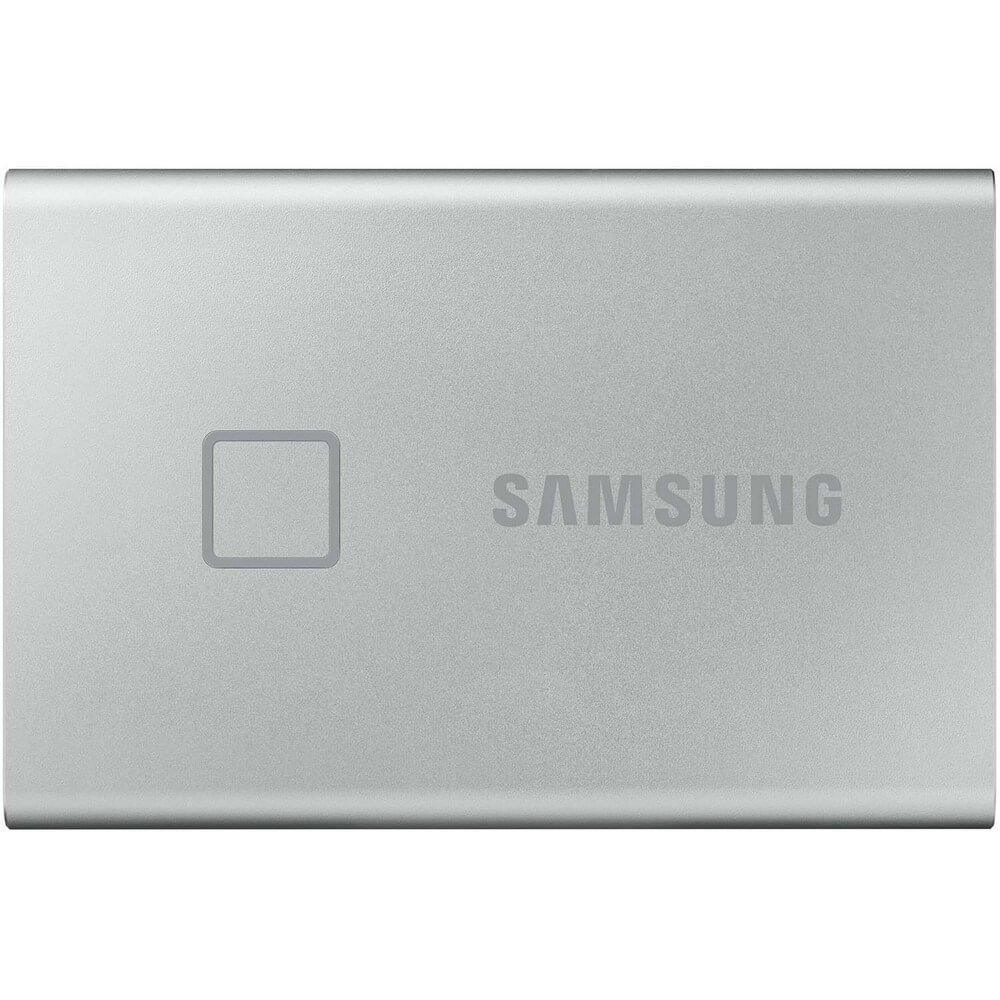 Внешний жесткий диск  Samsung T7 Touch 500GB серебристый (MU-PC500S/WW T7)