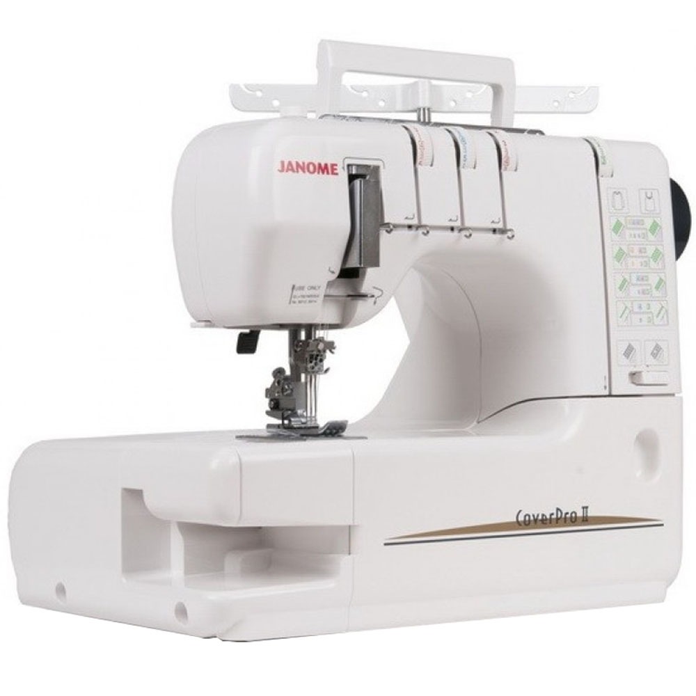 Швейная машинка Janome Cover Pro 2, цвет белый