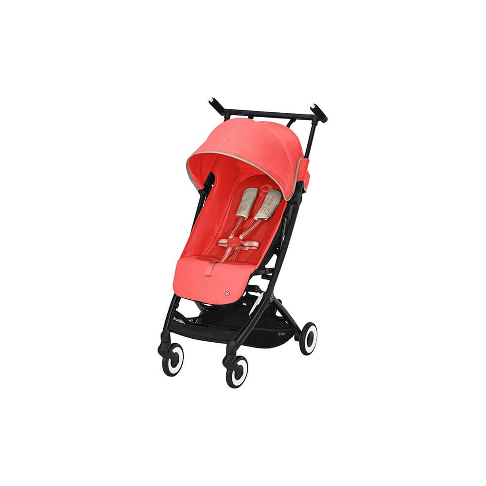Детская коляска Cybex Libelle Hibiscus Red с дождевиком