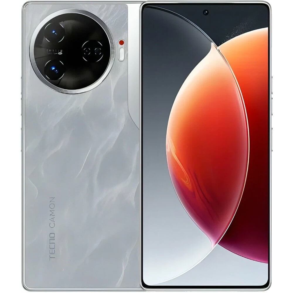 Смартфон Tecno Camon 30 Pro 5G 12512 ГБ серебристый 27990₽