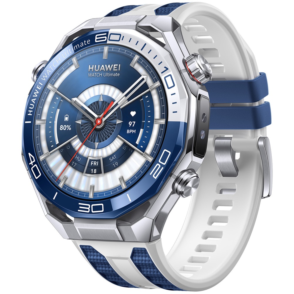 Смарт-часы Huawei Watch Ultimate 2 синий (55020GBJ)