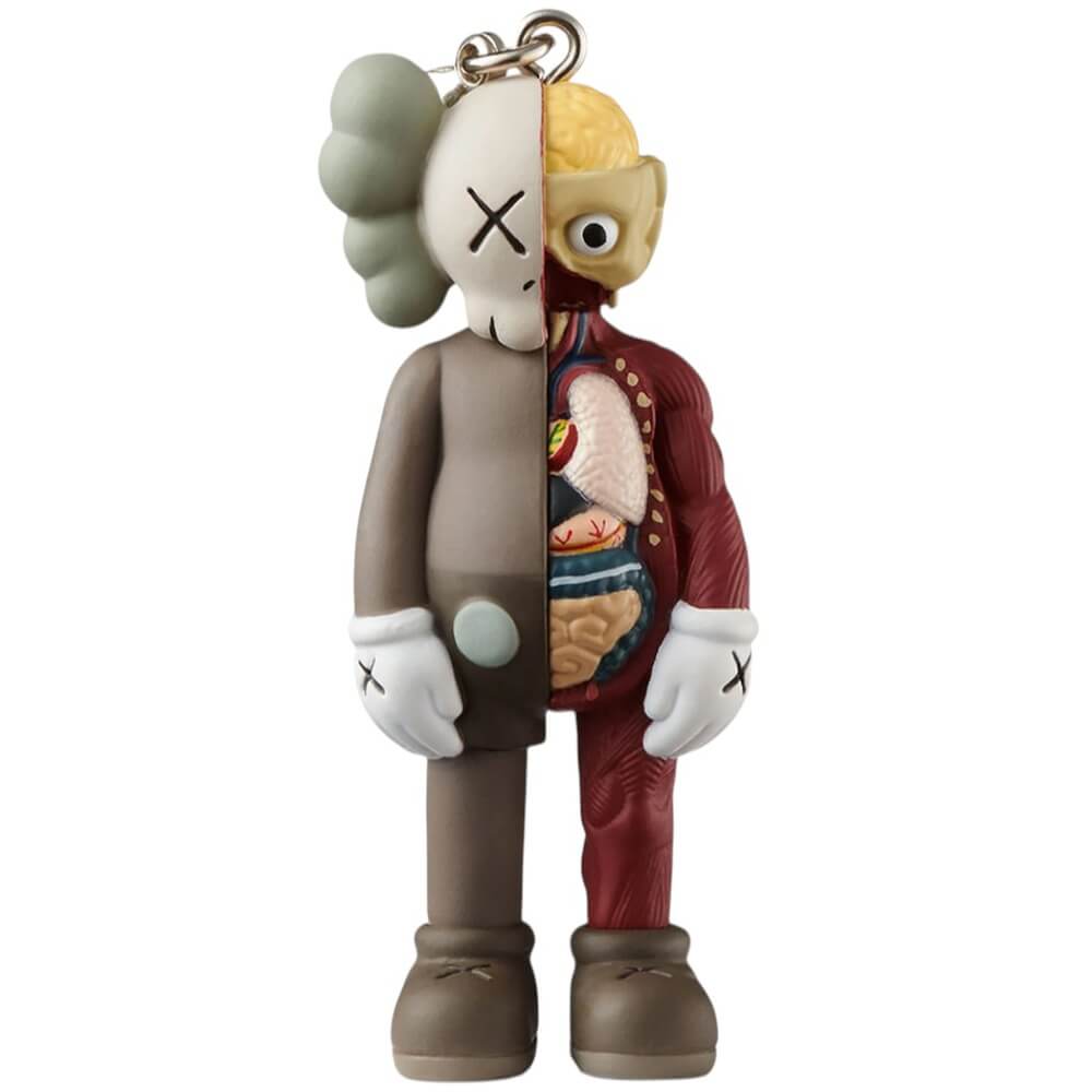 Брелок KAWS Tokyo First Companion Flayed коричневый