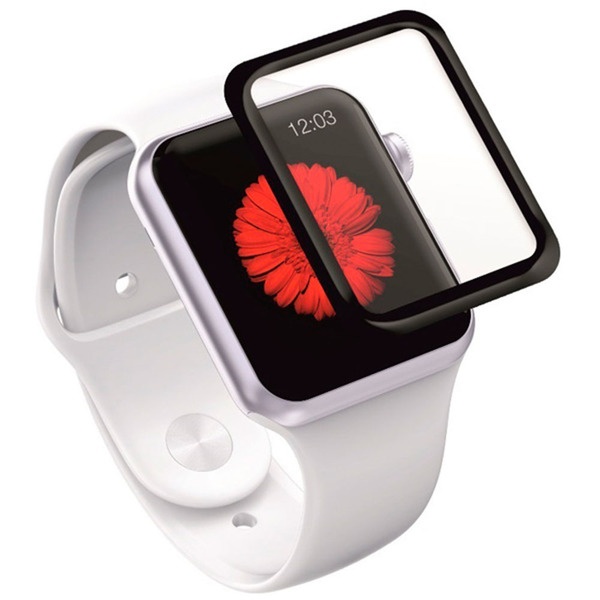 Защитное стекло Red Line Apple Watch S4 44 мм Full screen (3D) с черная рамка Apple Watch (s4) 44 mm Full screen (3D) с черная рамка - фото 1
