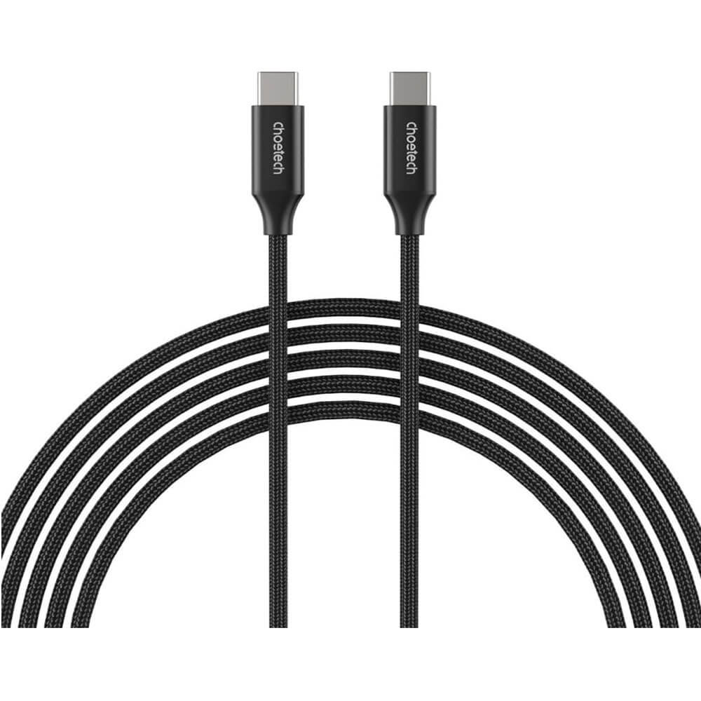 Кабель Choetech USB-C-USB-C 2 м HUB-M15 (XCC-1007-V2-BK)